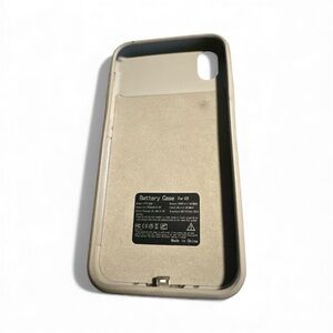 Stylish Cream Battery Case for iPhone XR